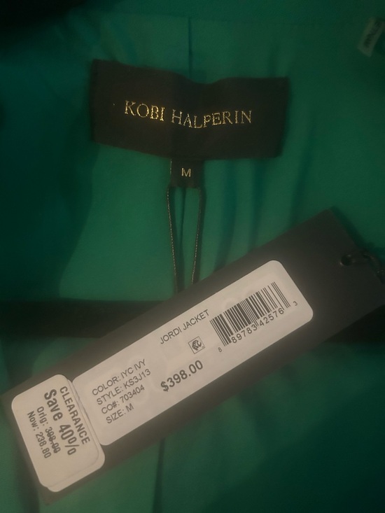 Kobi Halperin Jackets & Blazers - Kobi Halperin Teal Green Blazer